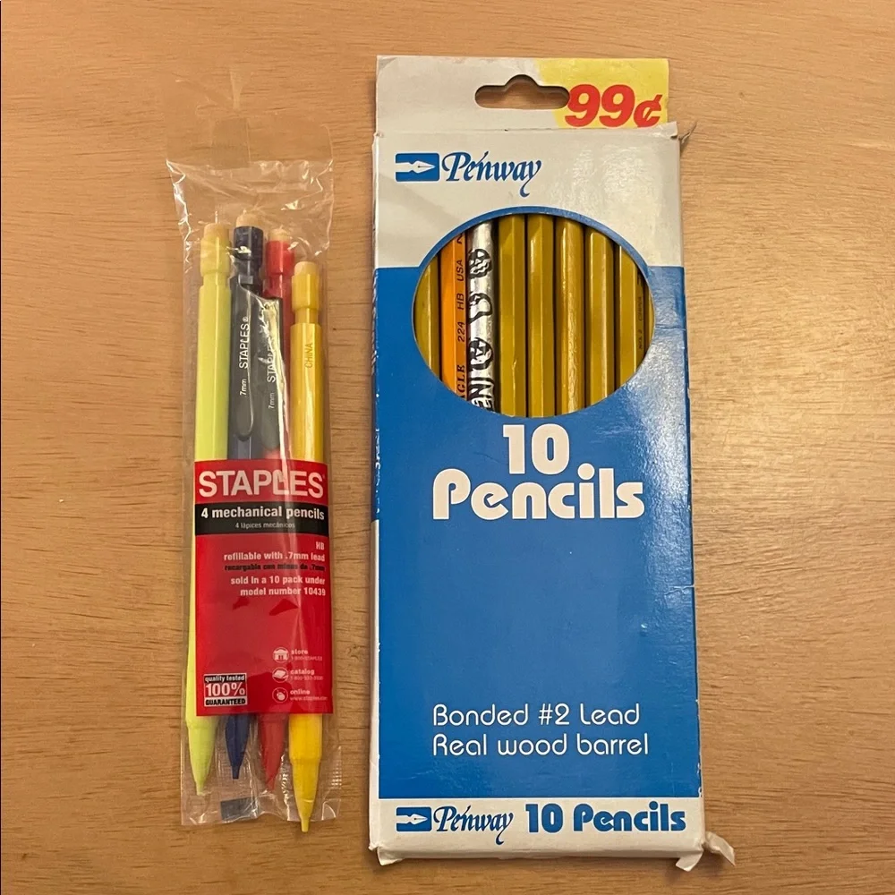 Free with Bundle only! $5 Single Purchase New 14ct Pencil & Mechanical Pencils